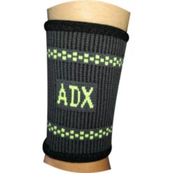 Rodillera elástica con menisco multideportiva negro/gris/verde – ADX