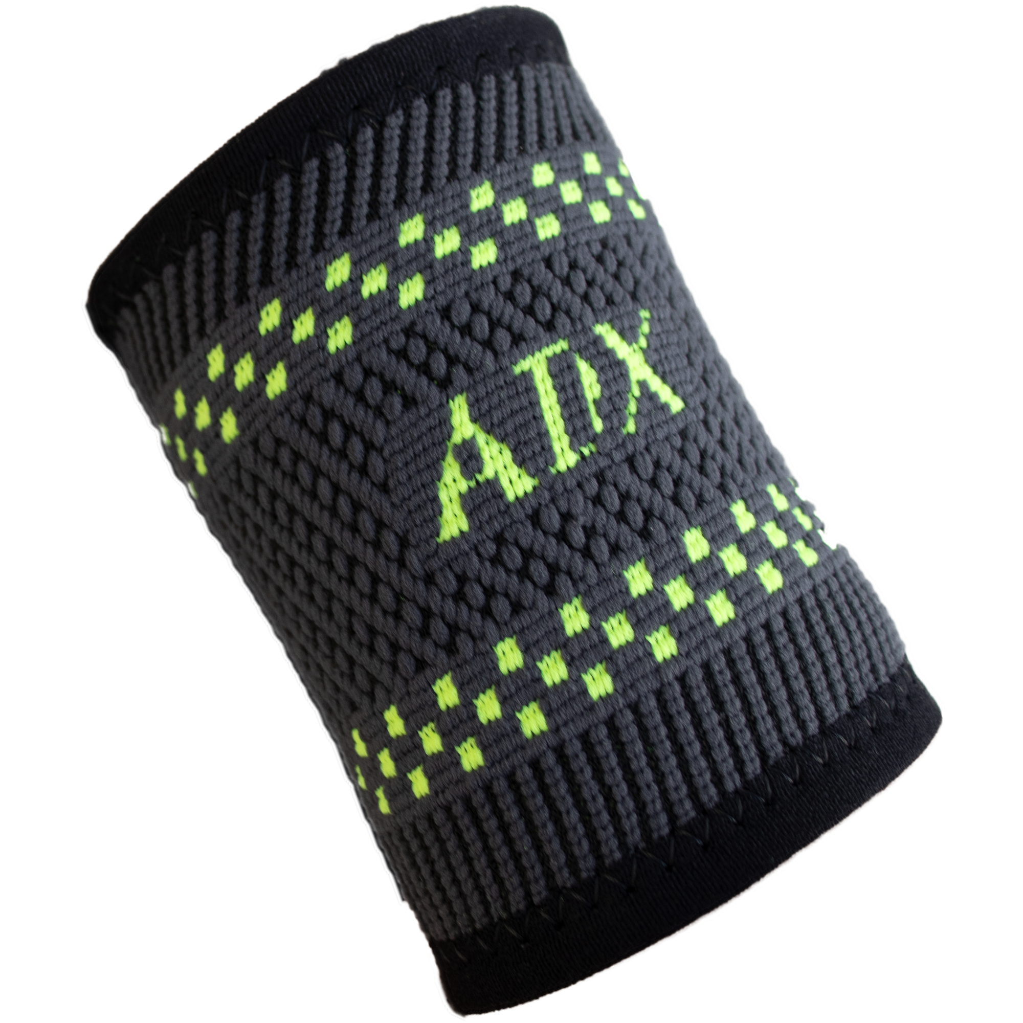 Muñequera elástica negro/gris/verde