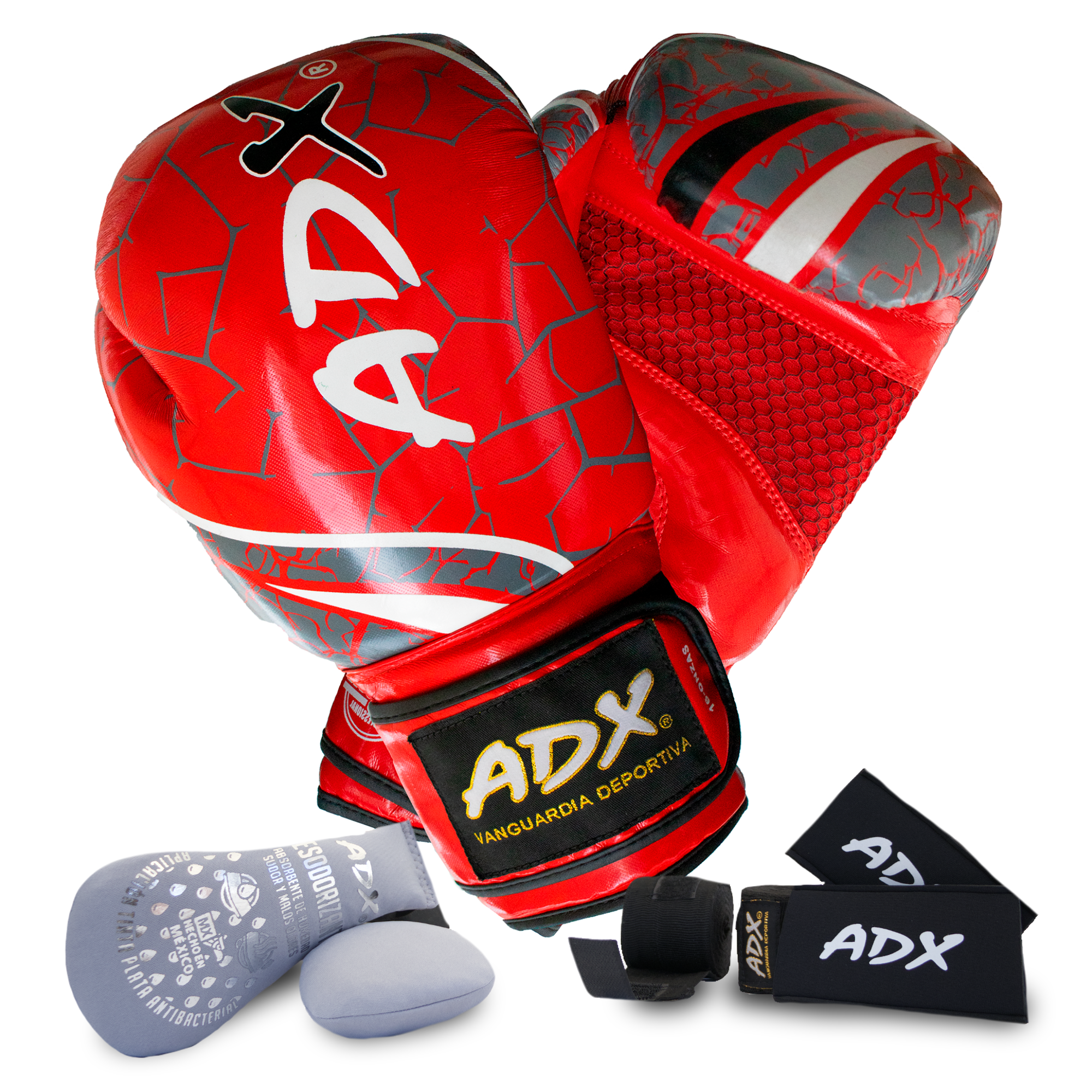Guante boxeo Tribal II Rojo