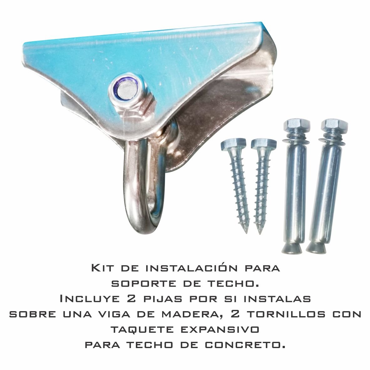 Kit De Costal De Box Pera C/cadena+destorcedor+soporte Techo