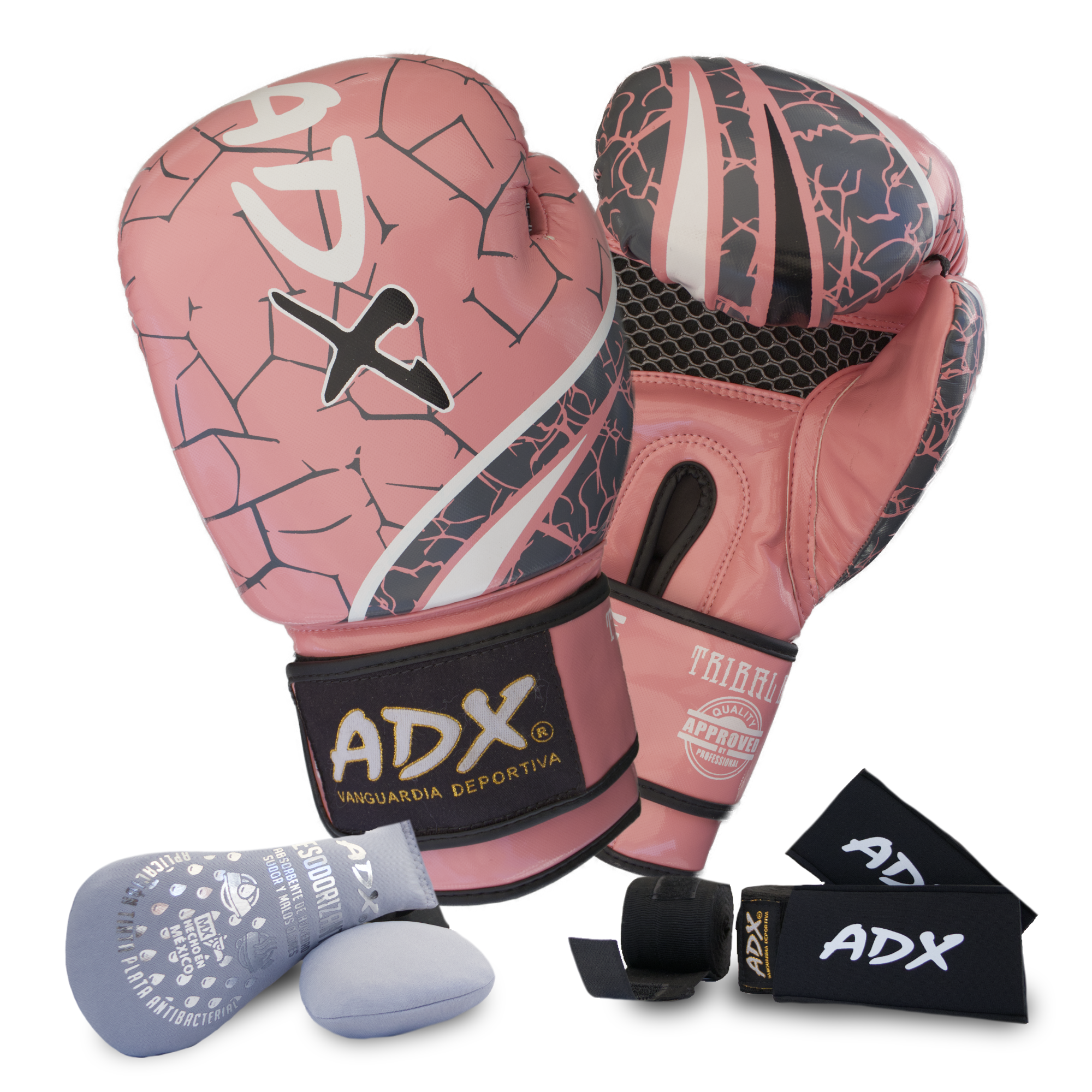 Guantes Box Tribal II Rosa