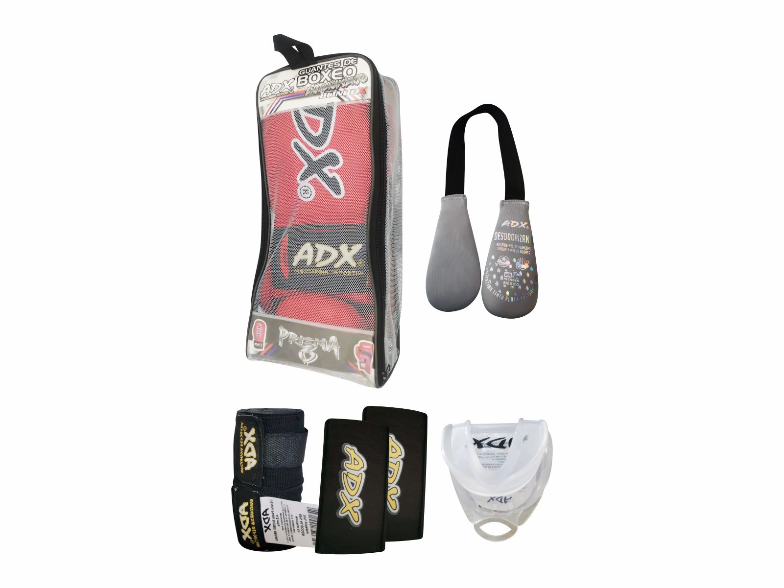 Kit Guantes Box Adx Modelo Prisma3 Peso Real + Complementos – ADX