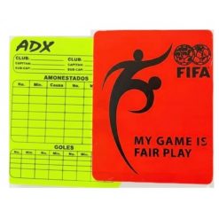 ADX Juegos de Tarjetas Para Arbitro