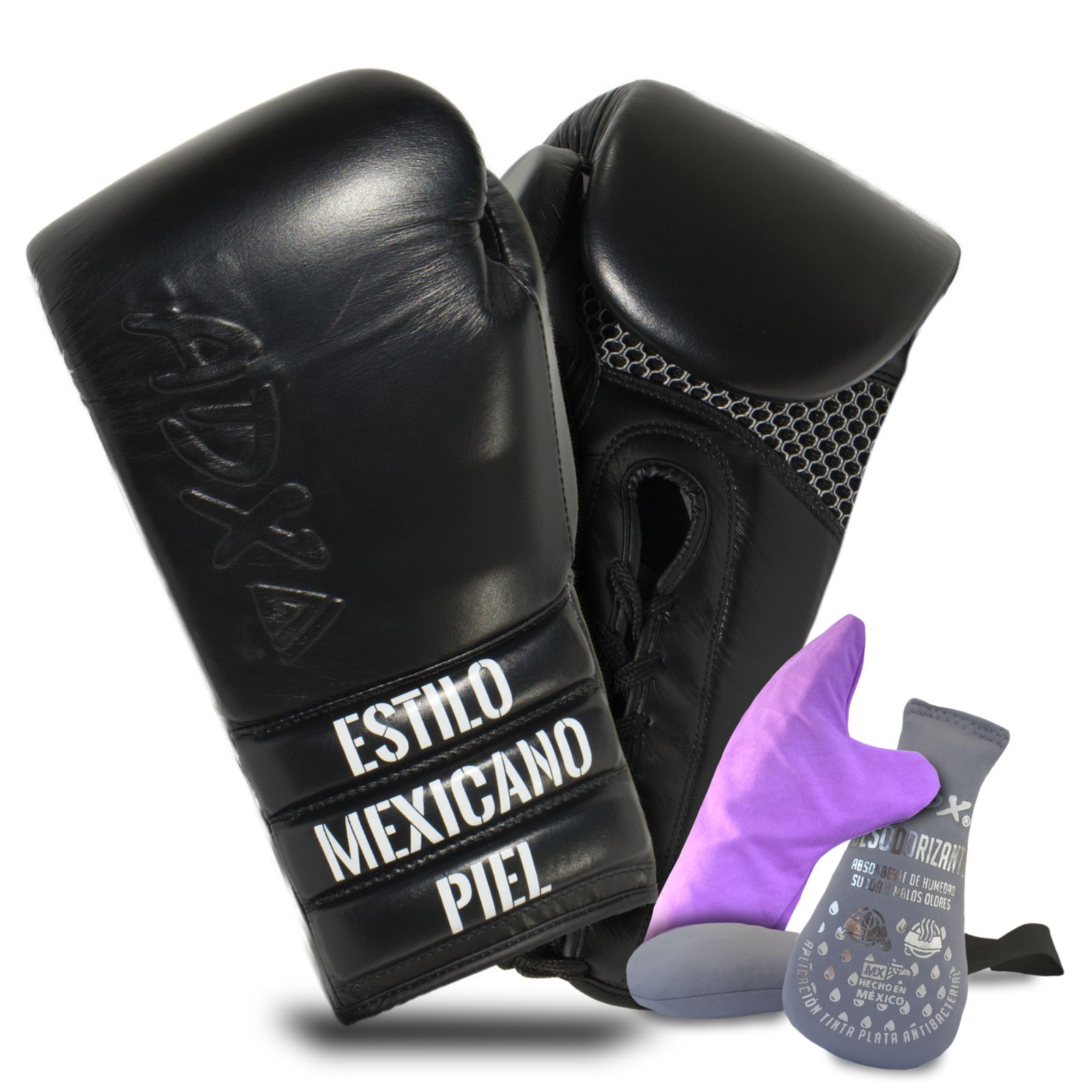 Guante Box Piel Genuina Modelo Estilo Mexicano